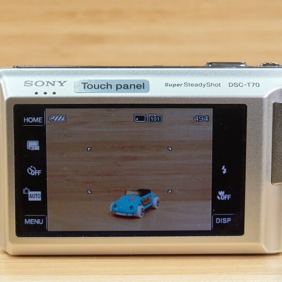 Sony Cyber-shot DSC-T70 / 8.1MP Digital Camera / Touchscreen / Tested - Picture 6 of 10